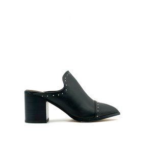 REPORT Tre Studded Mule Clog Block Heel Shoes #990